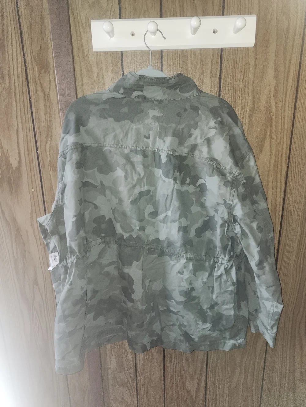 Old Navy Dark Olive Camo Utility Jacket XXL Contemporary Streetwear Military Chi